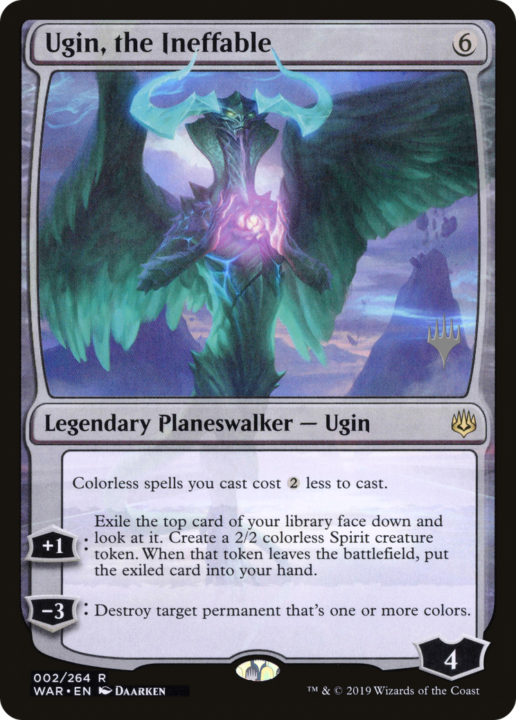 Ugin, the Ineffable (PPELD-002) - War of the Spark Promos (Promo Pack)