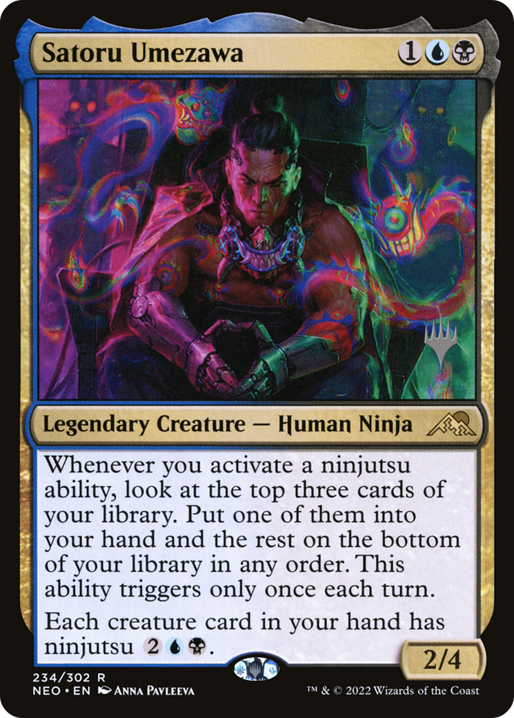 Satoru Umezawa (PPNEO-234) - Kamigawa: Neon Dynasty Promos (Promo Pack)