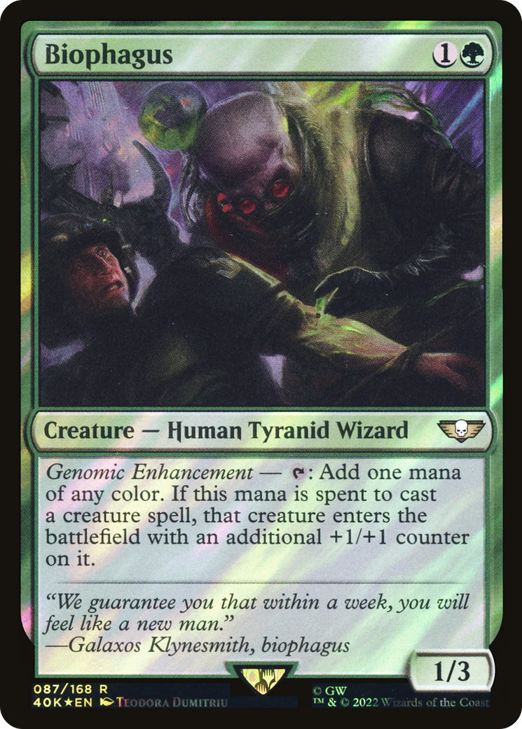 Biophagus (Surge Foil) (40K-87★) - Warhammer 40,000 Commander Foil