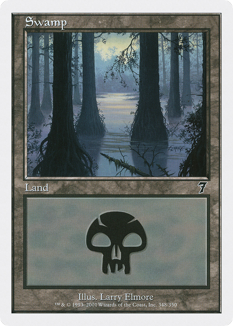 Swamp (7ED-348) - Seventh Edition