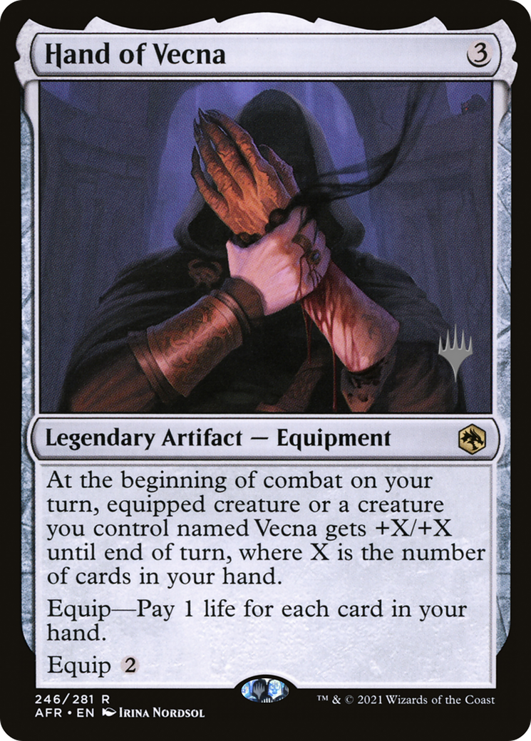 Hand of Vecna (PPAFR-246P) - Adventures in the Forgotten Realms Promos (Promo Pack)