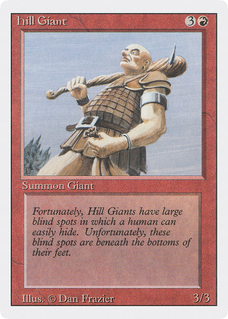 Hill Giant (3ED-158) - Revised Edition