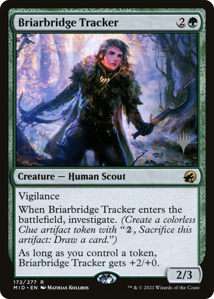 Briarbridge Tracker (PPMID-172P) - Innistrad: Midnight Hunt Promos Foil (Promo Pack)