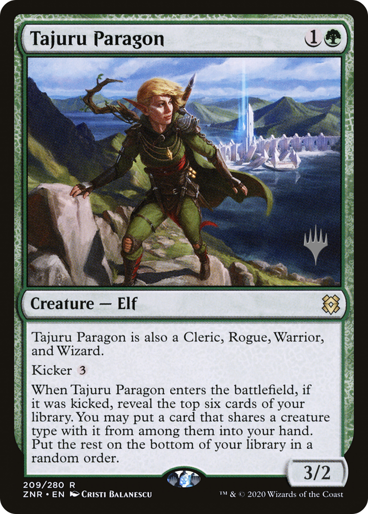 Tajuru Paragon (PPZNR-209P) - Zendikar Rising Promos (Promo Pack) Foil