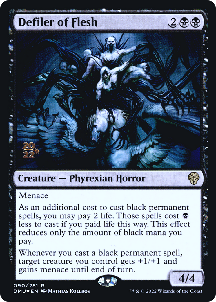 Defiler of Flesh (PRE-090) - Dominaria United Promos (Prerelease) Foil