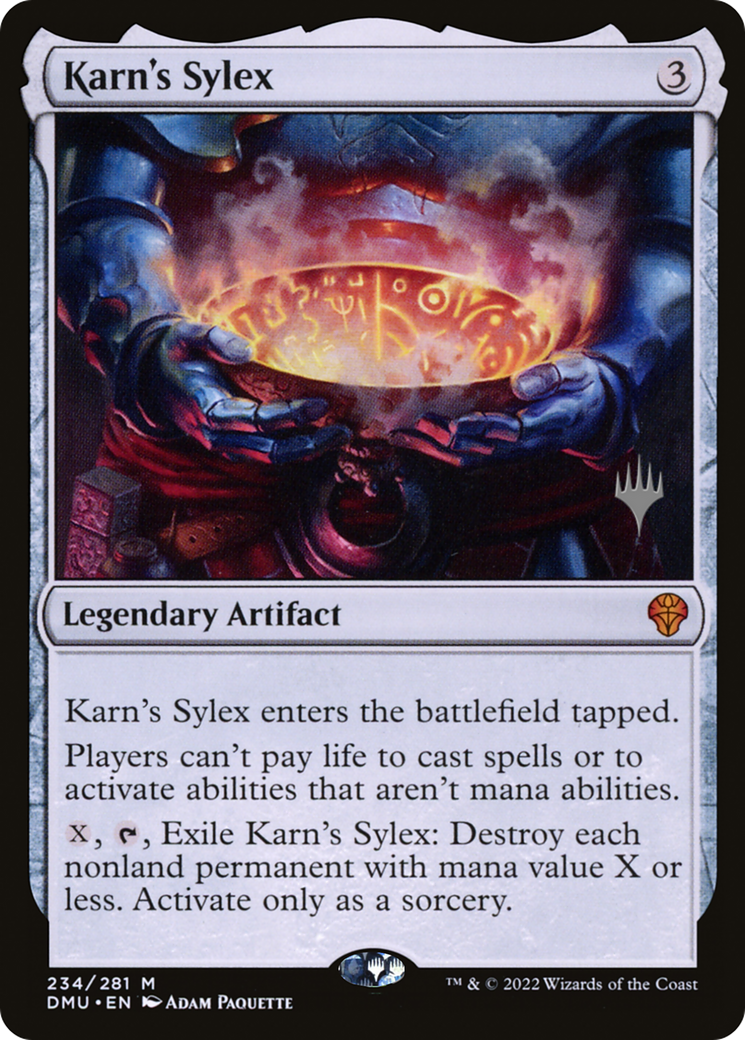 Karn's Sylex (PPDMU-234P) - Dominaria United Promos (Promo Pack)