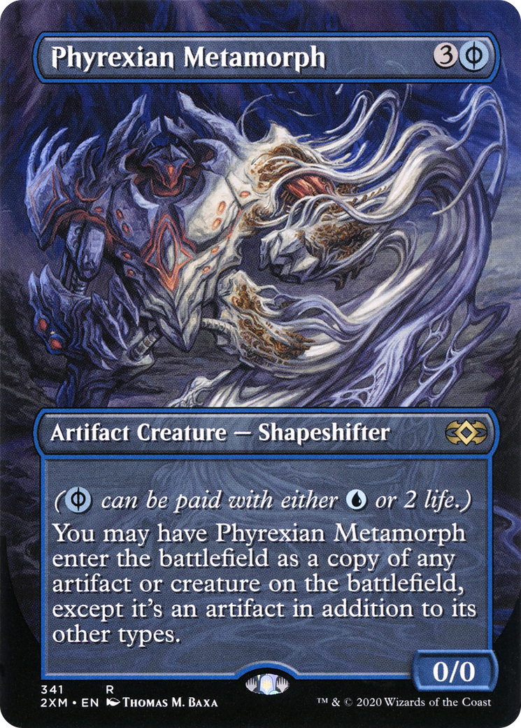 Phyrexian Metamorph (Borderless)(2XM-341) - Double Masters Foil