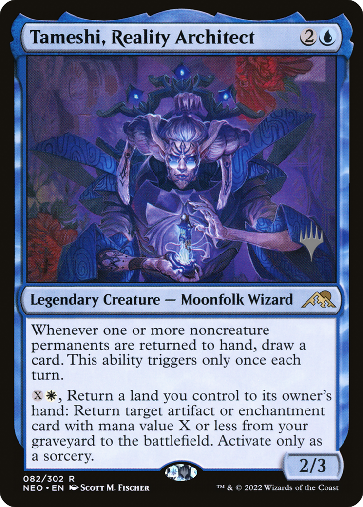 Tameshi, Reality Architect (PPNEO-082) - Kamigawa: Neon Dynasty Promos Foil (Promo Pack)