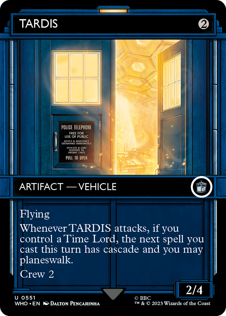TARDIS (WHO-551) - Doctor Who: (Showcase) (Borderless) Foil