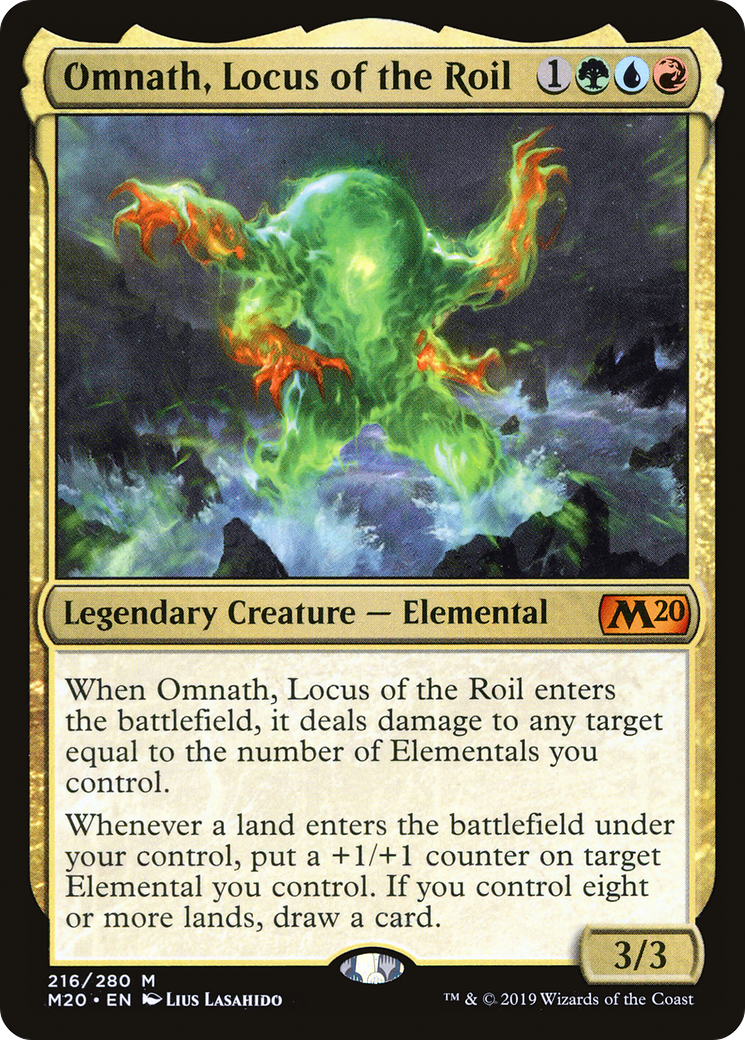 Omnath, Locus of the Roil (M20-216) - Core Set 2020