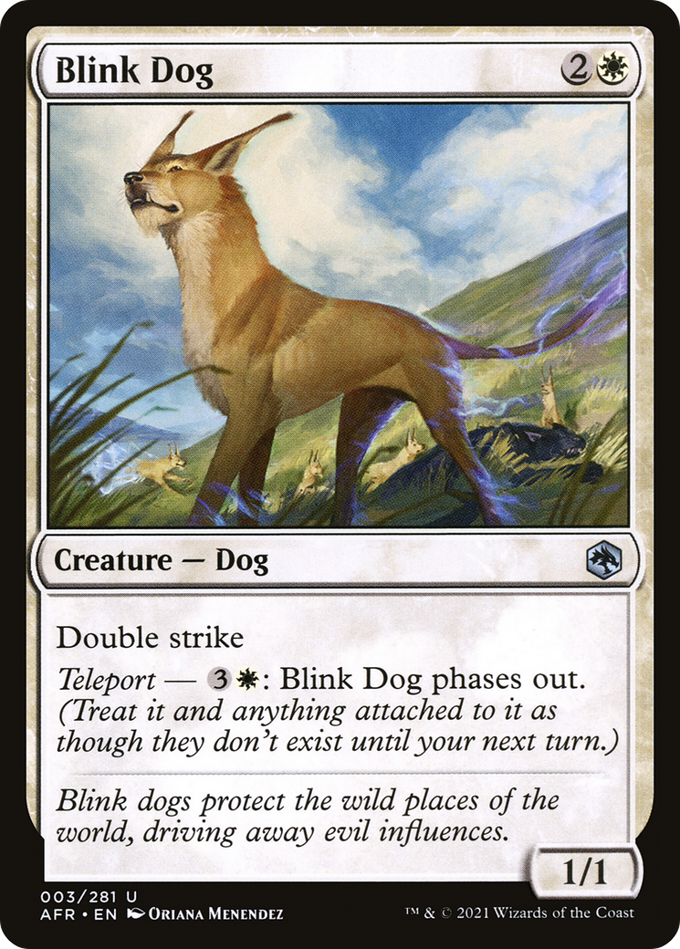 Blink Dog (AFR-003) - Adventures in the Forgotten Realms Foil