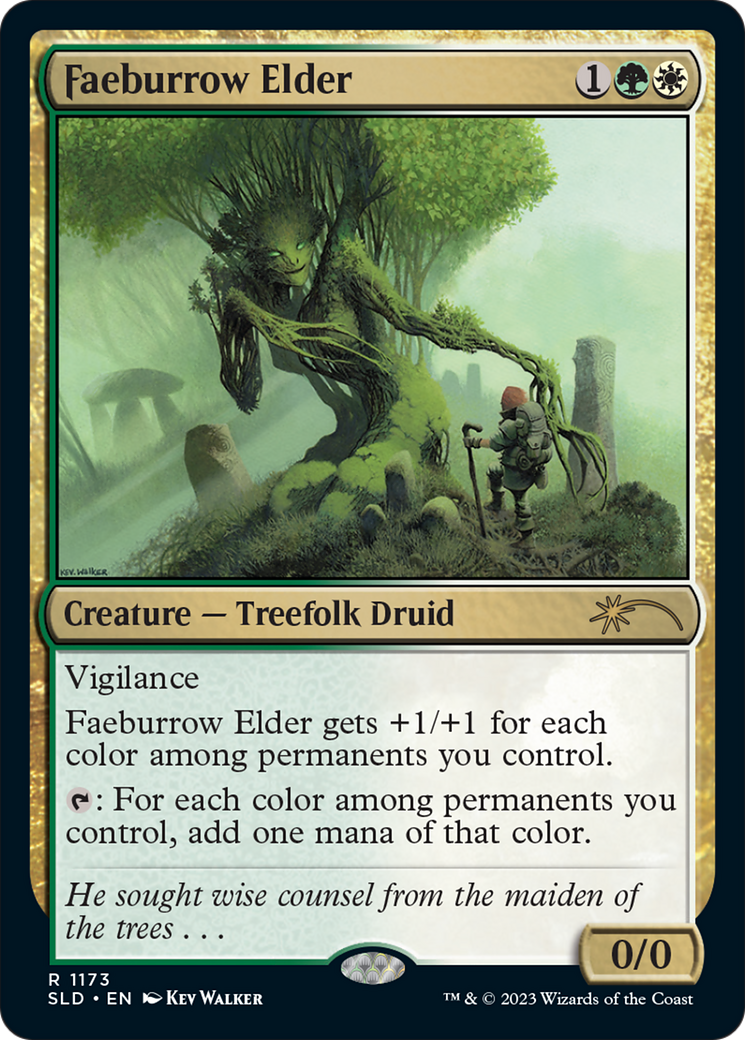Faeburrow Elder (SLD-1173) - Secret Lair Drop: (Full Art)