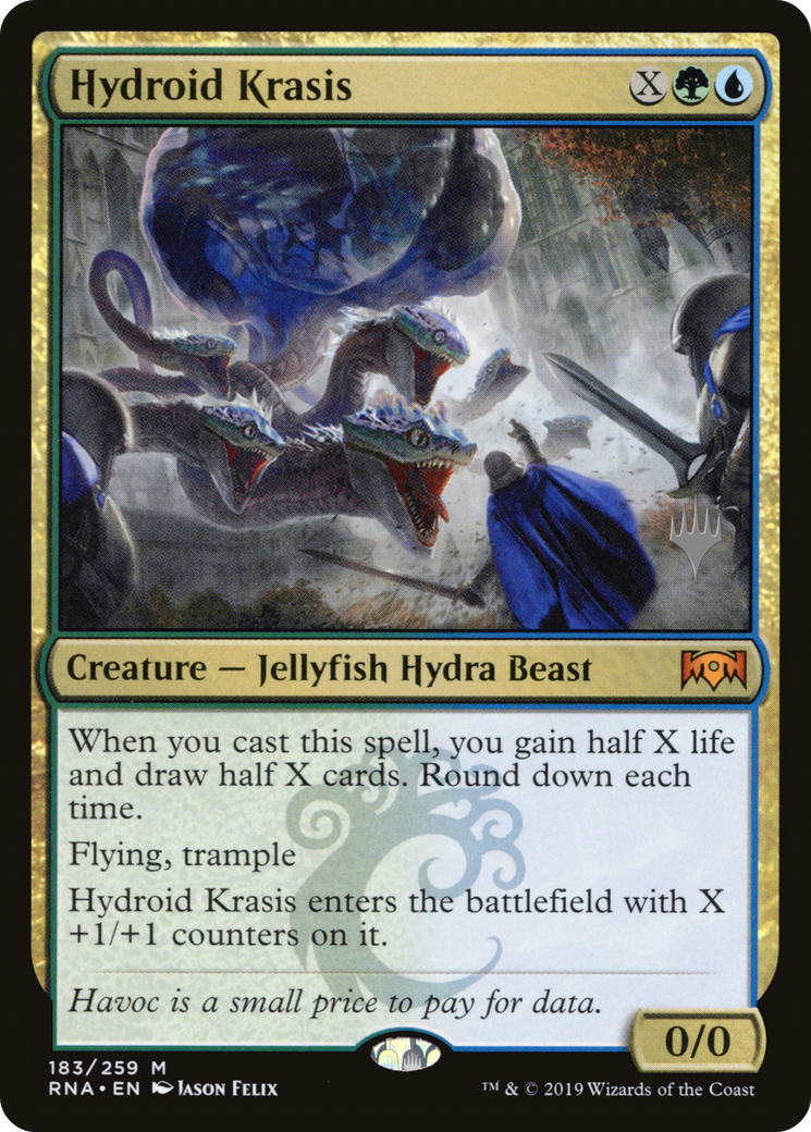 Hydroid Krasis (PPELD-183P) - Ravnica Allegiance Promos (Promo Pack) Foil