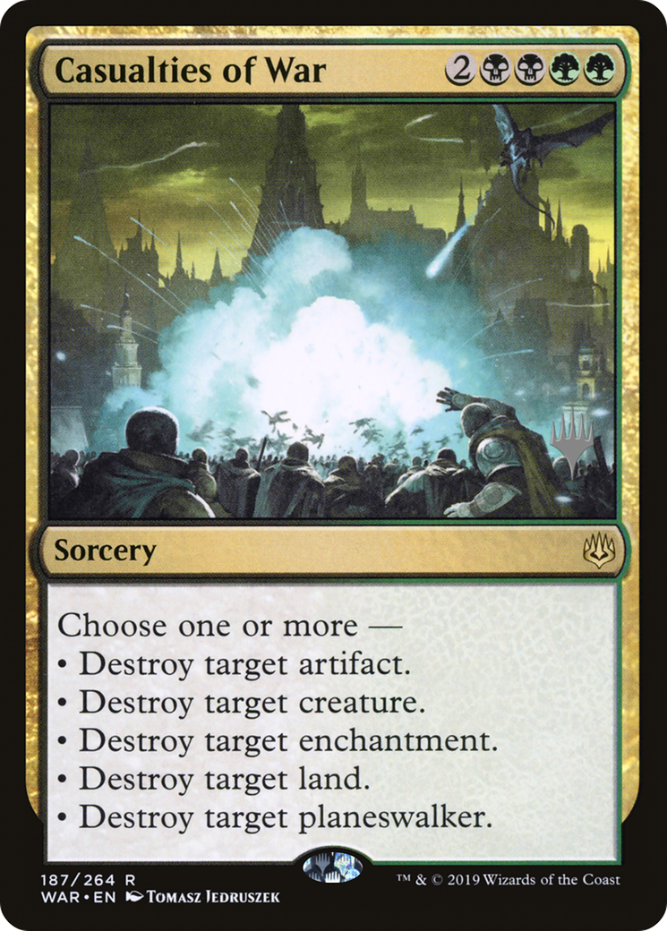 Casualties of War (PPZNR-187P) - War of the Spark Promos (Promo Pack)