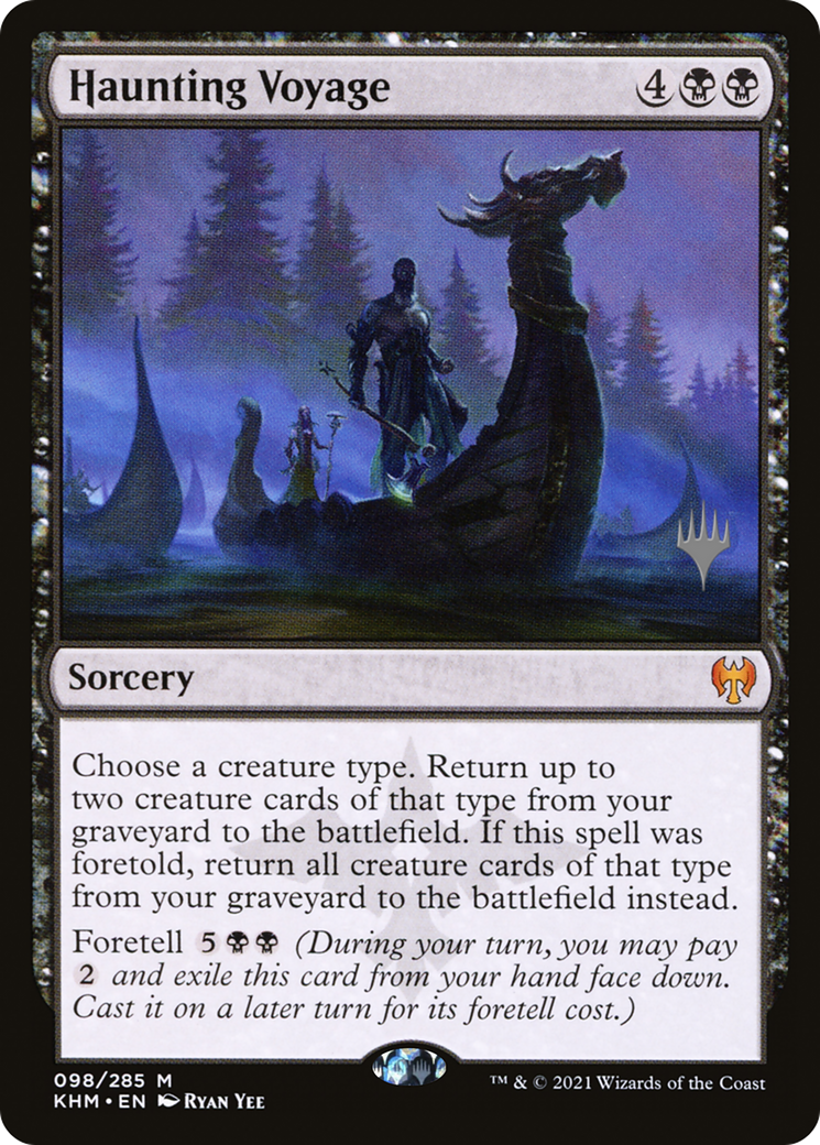 Haunting Voyage (PPKHM-98P) - Kaldheim Promos (Promo Pack) Foil