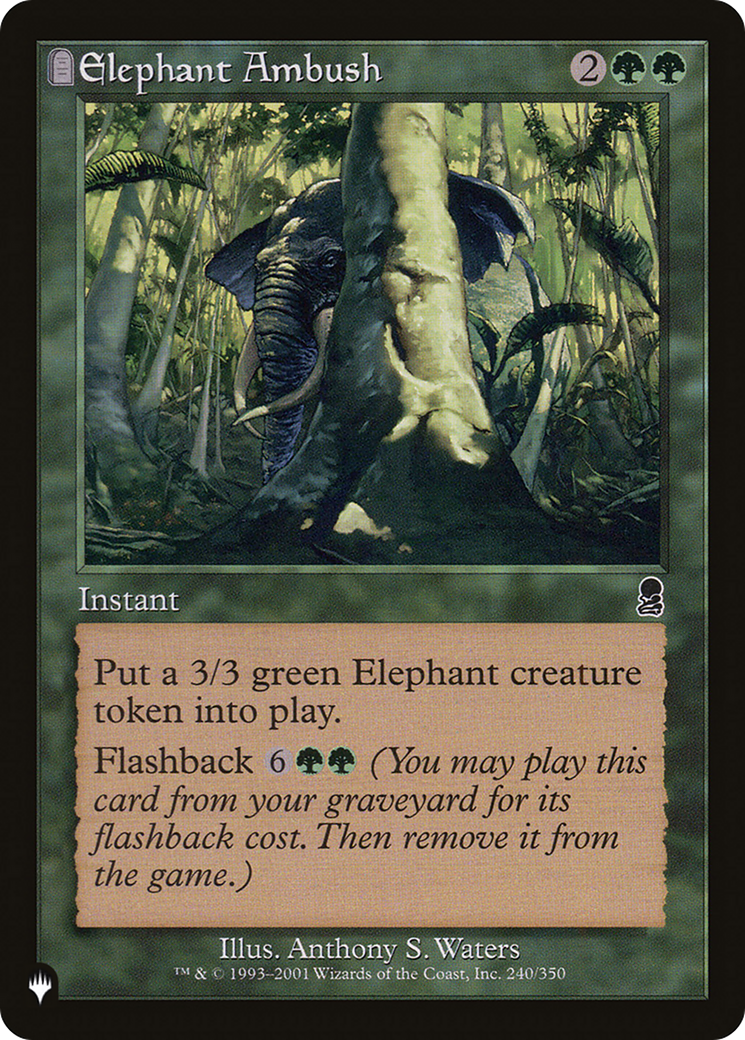 Elephant Ambush (LIST-ODY-240) - The List: (tombstone)