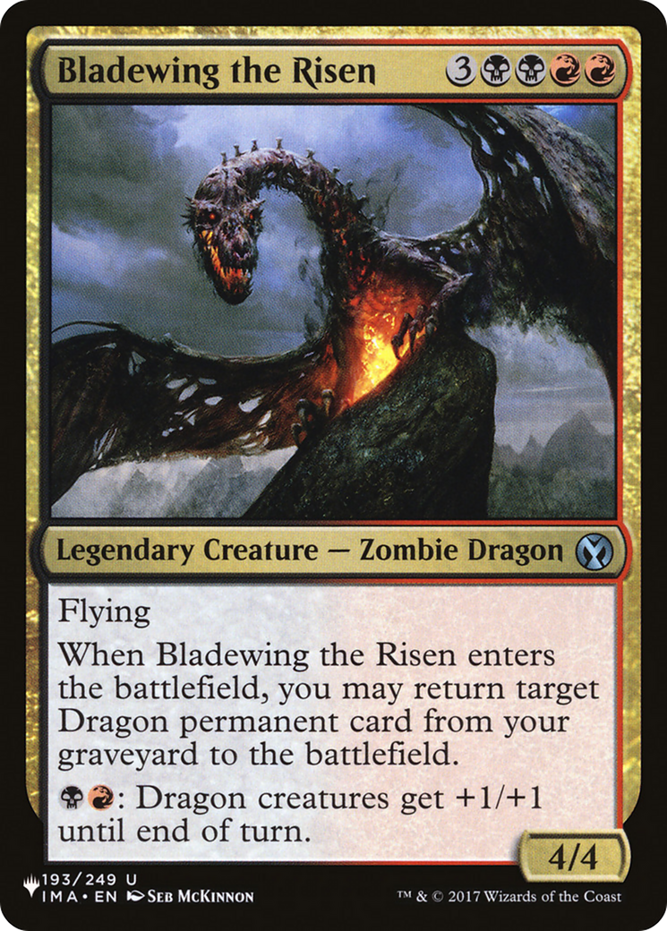 Bladewing the Risen (PLST-IMA-193) - The List