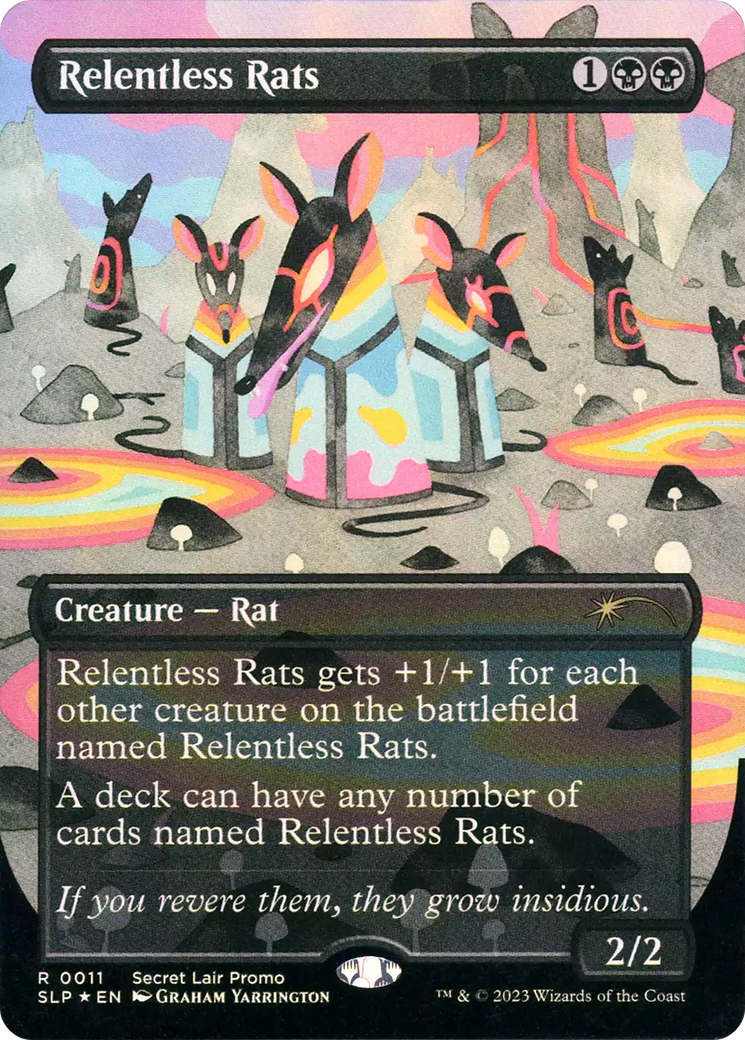 Relentless Rats (SLP-011) - Secret Lair Showdown Foil