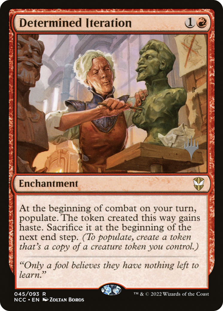 Determined Iteration (PPSNC-045) - New Capenna Commander Promos Foil (Promo Pack)