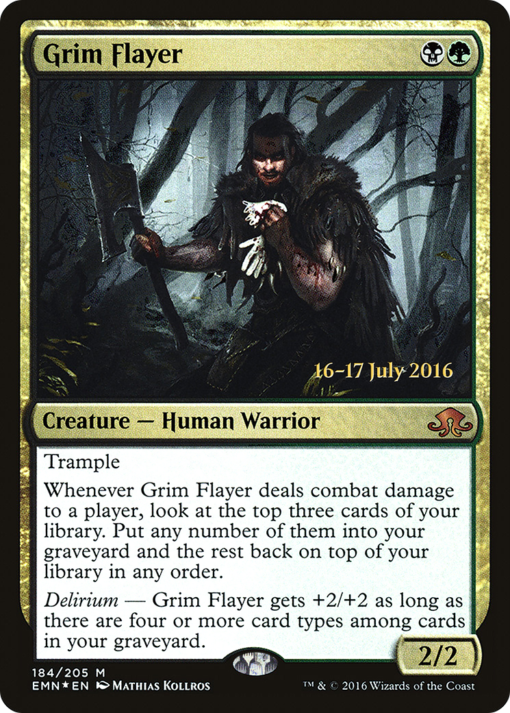 Grim Flayer (PRE-184S) - Eldritch Moon Promos (Prerelease) Foil