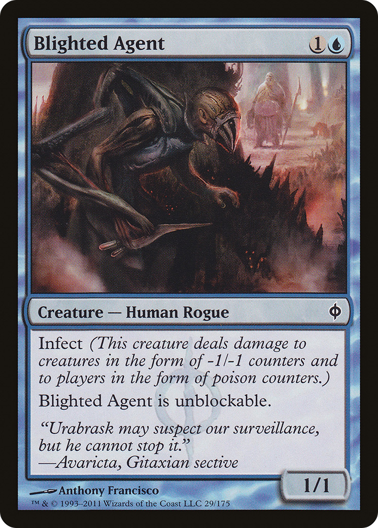 Blighted Agent (NPH-029) - New Phyrexia Foil