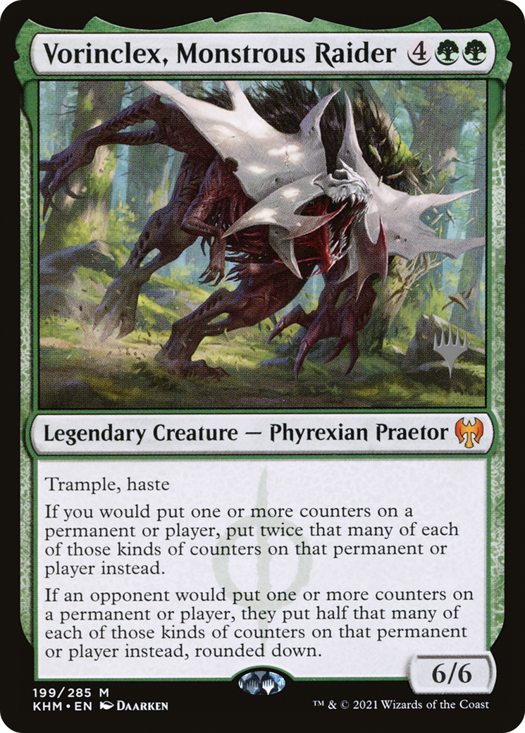 Vorinclex, Monstrous Raider (PPKHM-199) - Kaldheim Promos Foil (Promo Pack)