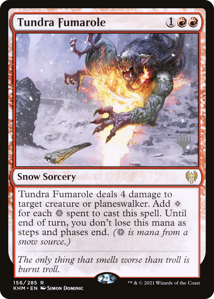 Tundra Fumarole (PPKHM-156P) - Kaldheim Promos: (snow) (Promo Pack) Foil