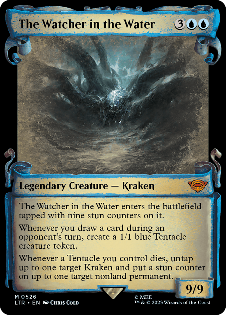 The Watcher in the Water (Showcase Scrolls) (LTR-526) - The Lord of the Rings: Tales of Middle-earth: (Showcase) Foil