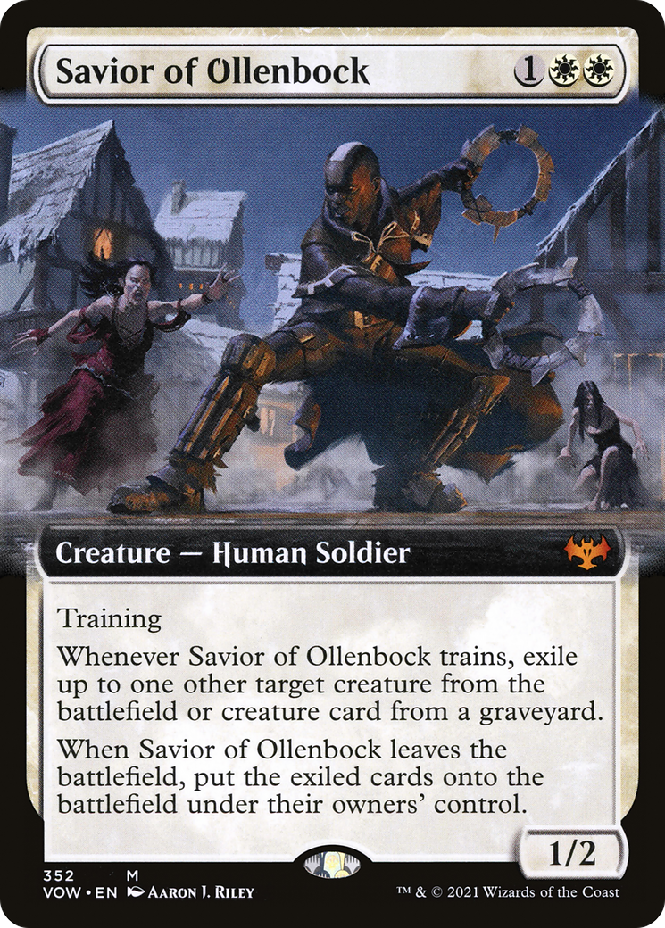 Savior of Ollenbock (VOW-352) - Innistrad: Crimson Vow: (Extended Art) Foil