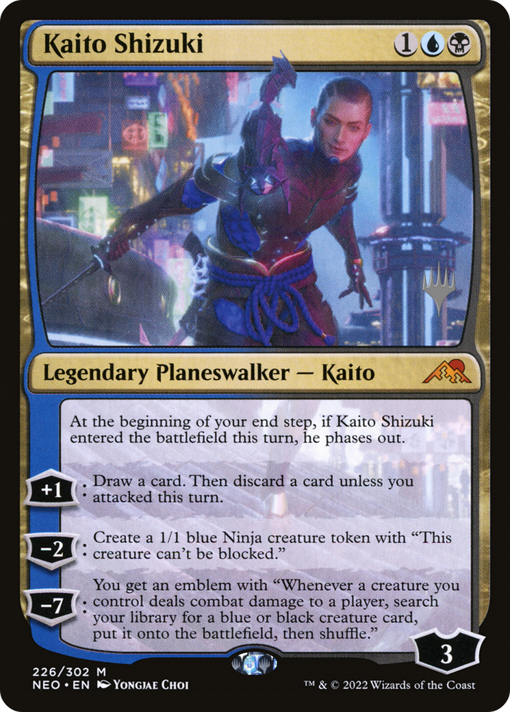 Kaito Shizuki (PPNEO-226) - Kamigawa: Neon Dynasty Promos (Promo Pack)