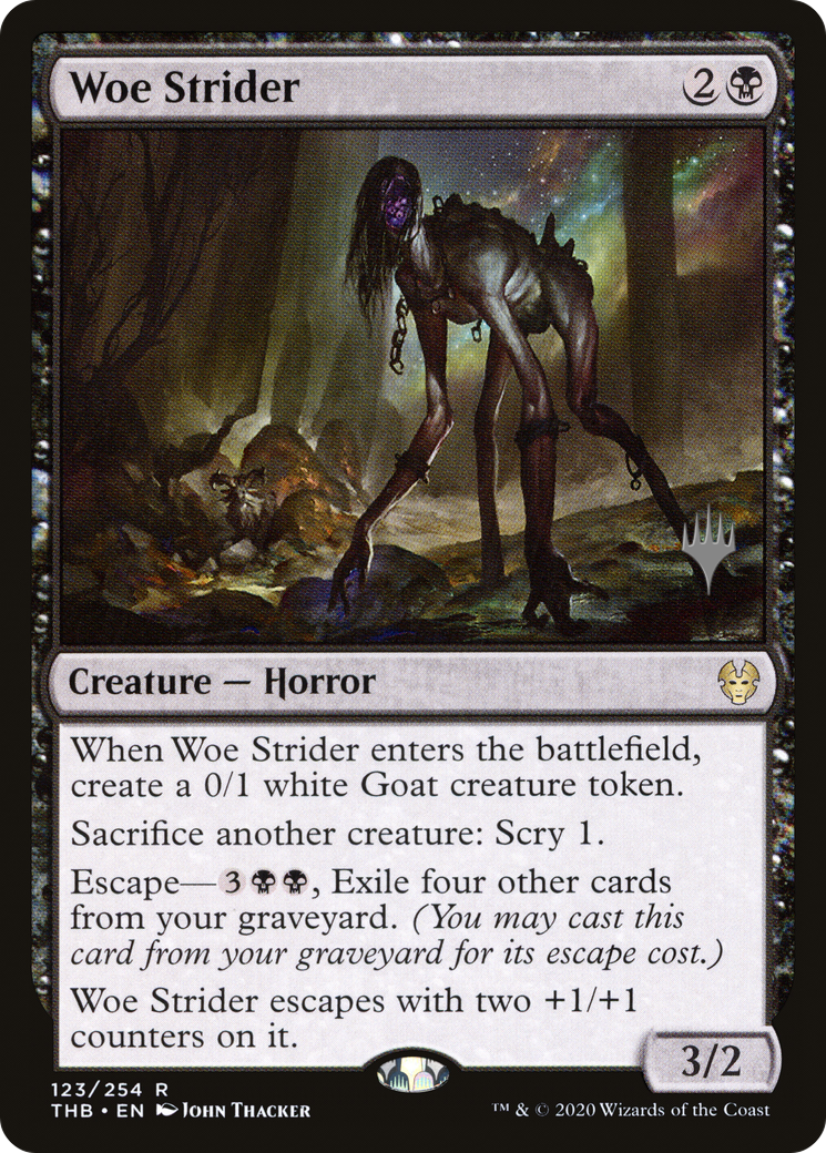 Woe Strider (PPTHB-123P) - Theros Beyond Death Promos (Promo Pack)