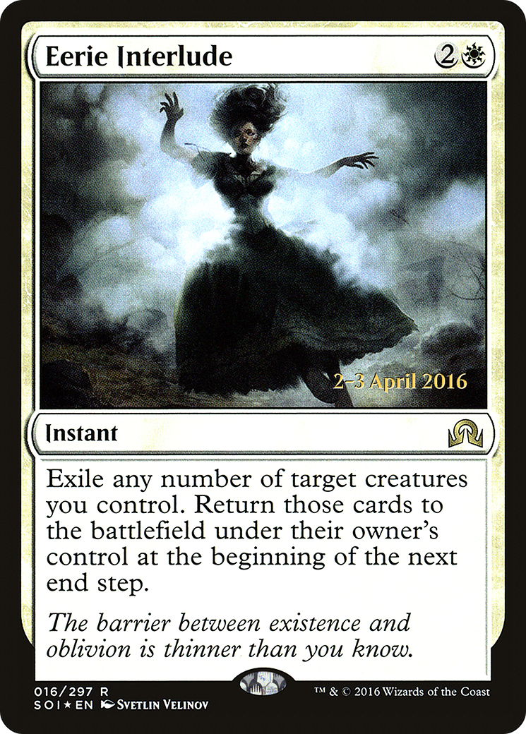 Eerie Interlude (PRE-16S) - Shadows over Innistrad Promos (Prerelease) Foil