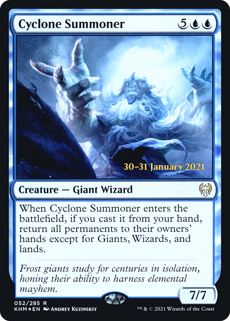 Cyclone Summoner (PRE-52S) - Kaldheim Promos (Prerelease) Foil