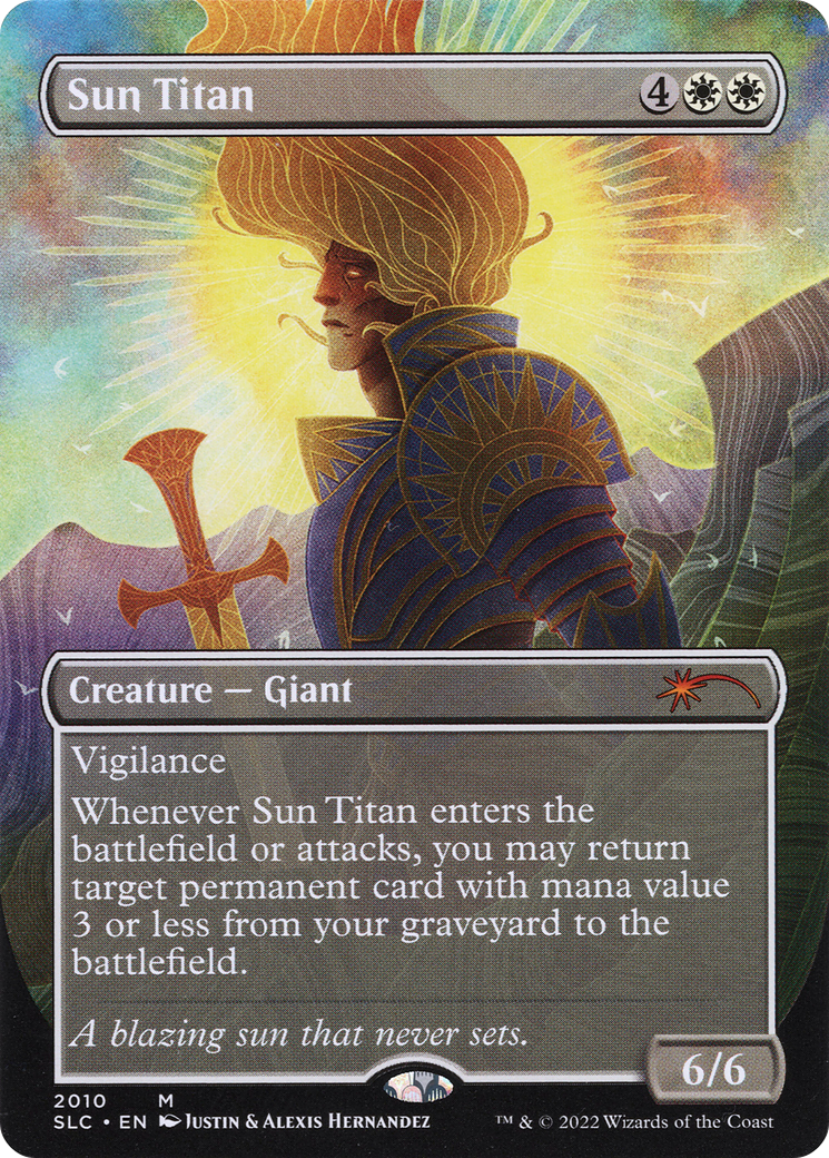 Sun Titan (Borderless)(SLC-2010) - Secret Lair 30th Anniversary Countdown Kit