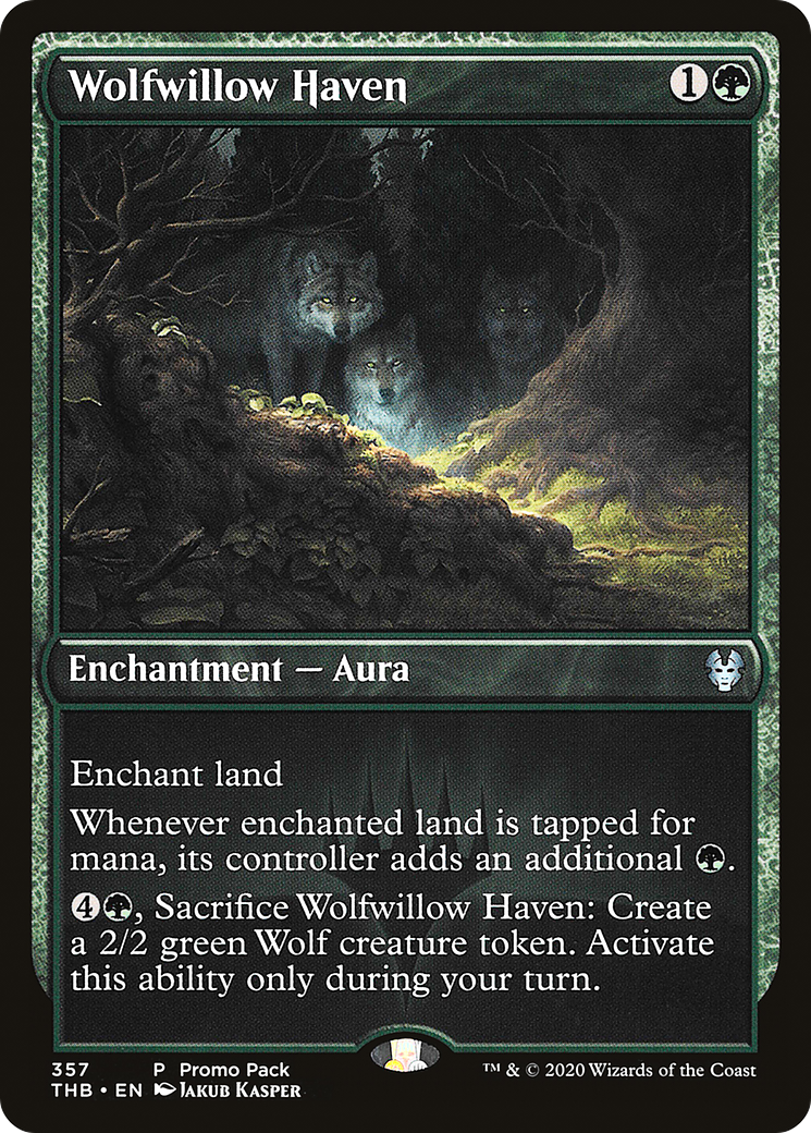 Wolfwillow Haven (PPTHB-357) - Theros Beyond Death Foil (Promo Pack)