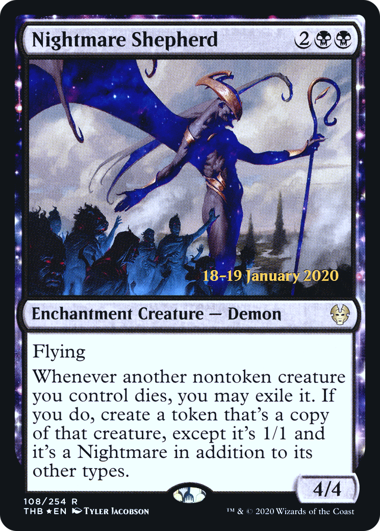 Nightmare Shepherd (PRE-108S) - Theros Beyond Death Promos Foil