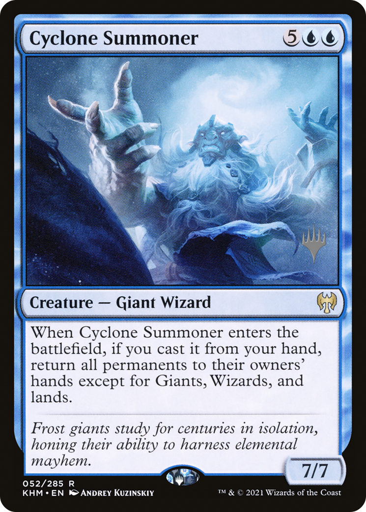 Cyclone Summoner (PPKHM-52P) - Kaldheim Promos (Promo Pack)