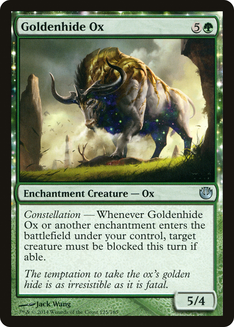 Goldenhide Ox (JOU-125) - Journey into Nyx Foil