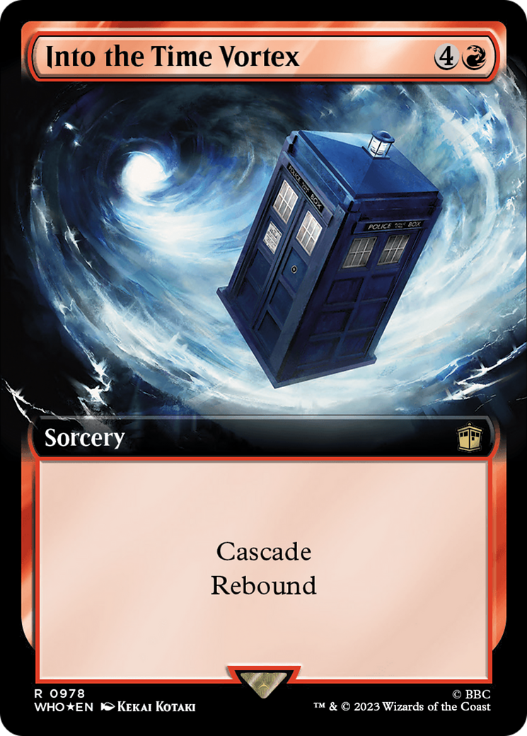 Into the Time Vortex (WHO-978) - Doctor Who: (Extended Art) Foil