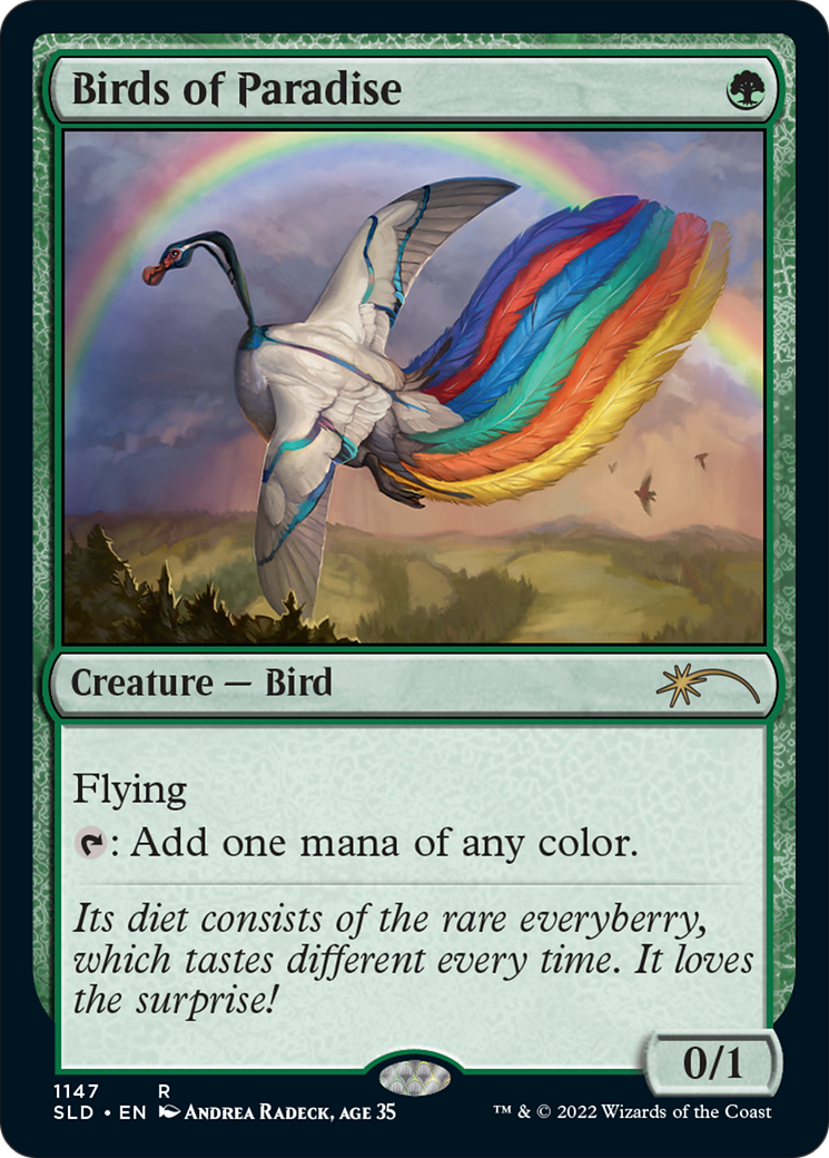 Birds of Paradise (SLD-1147) - Secret Lair Drop Foil
