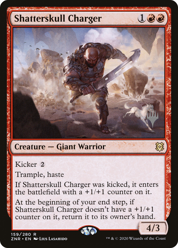 Shatterskull Charger (PPZNR-159P) - Zendikar Rising Promos (Promo Pack) Foil