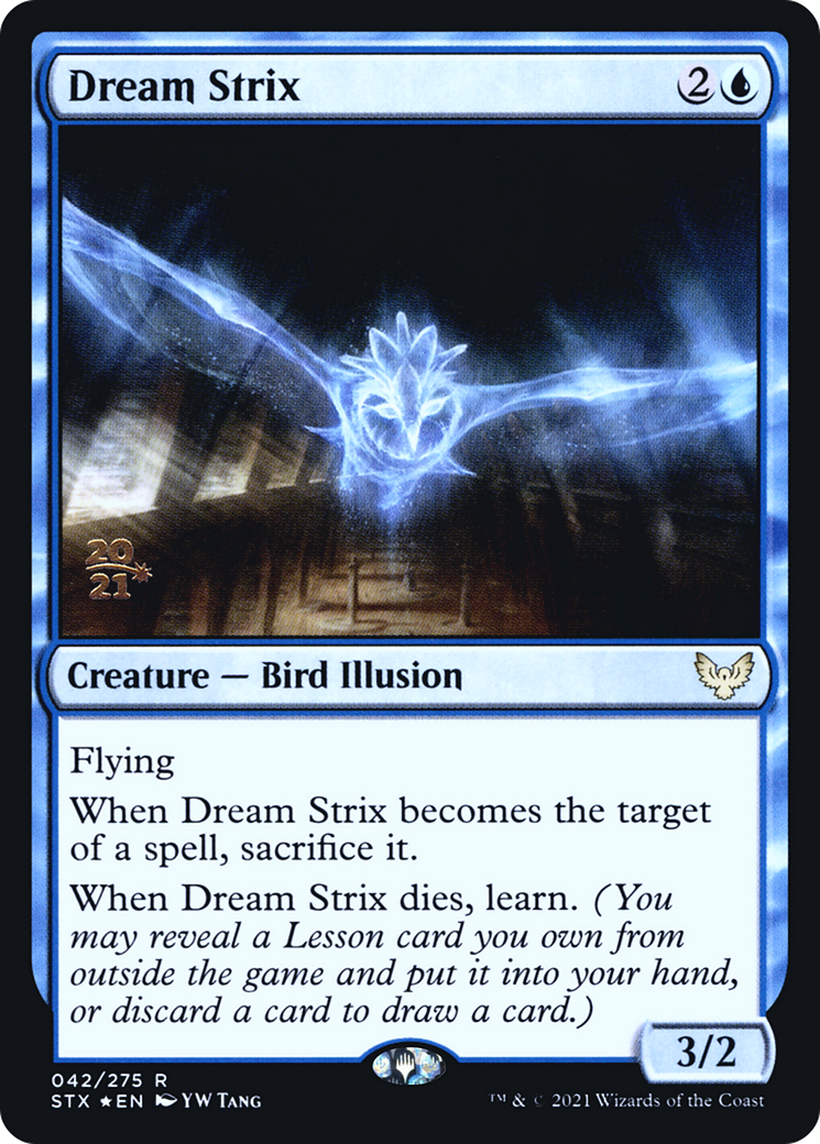 Dream Strix (PRE-42S) - Strixhaven: School of Mages Promos (Prerelease) Foil