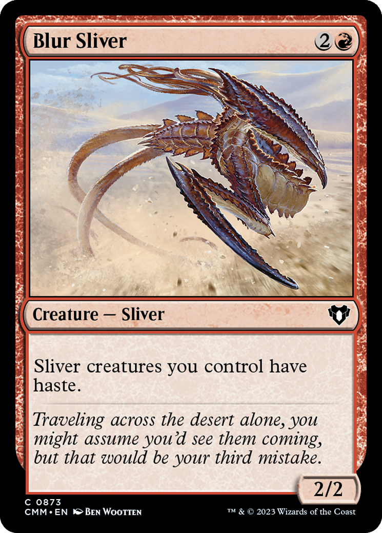 Blur Sliver (CMM-873) - Commander Masters