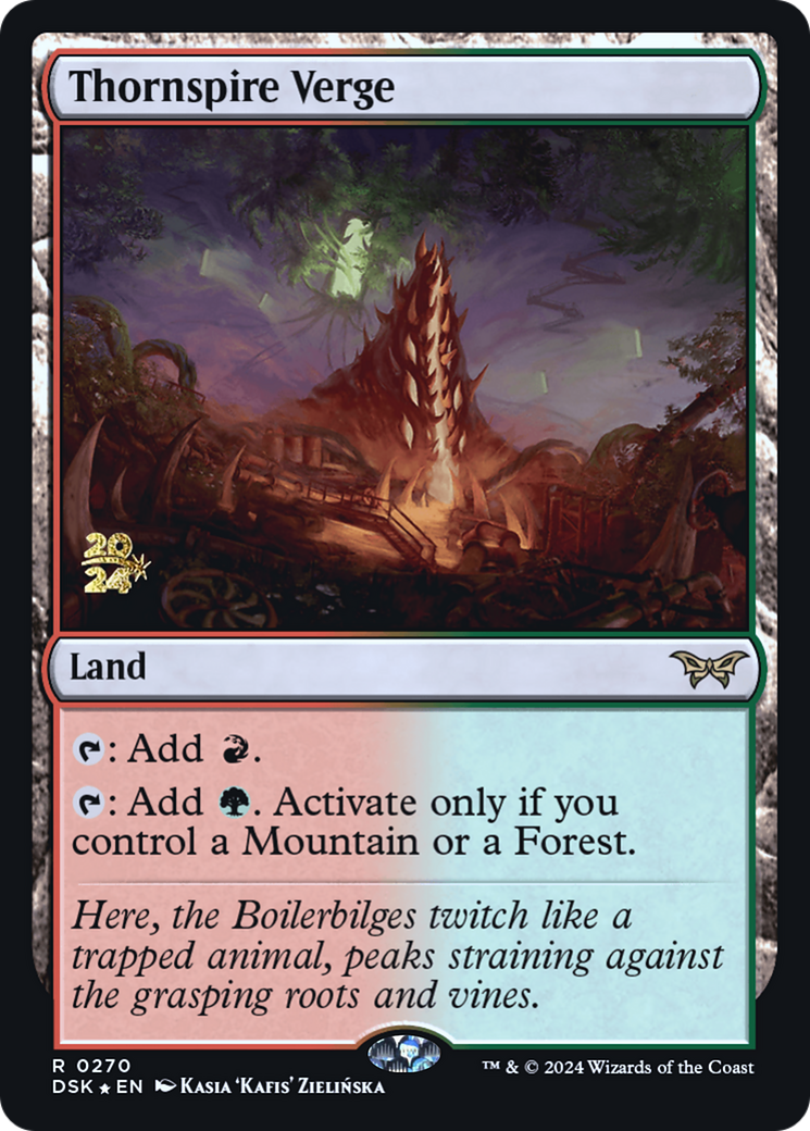 Thornspire Verge (PRE-270) - Duskmourn: House of Horror Promos (Prerelease) Foil