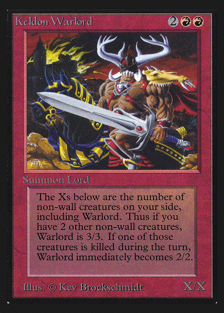 Keldon Warlord (IED-161) - Intl. Collectors' Edition