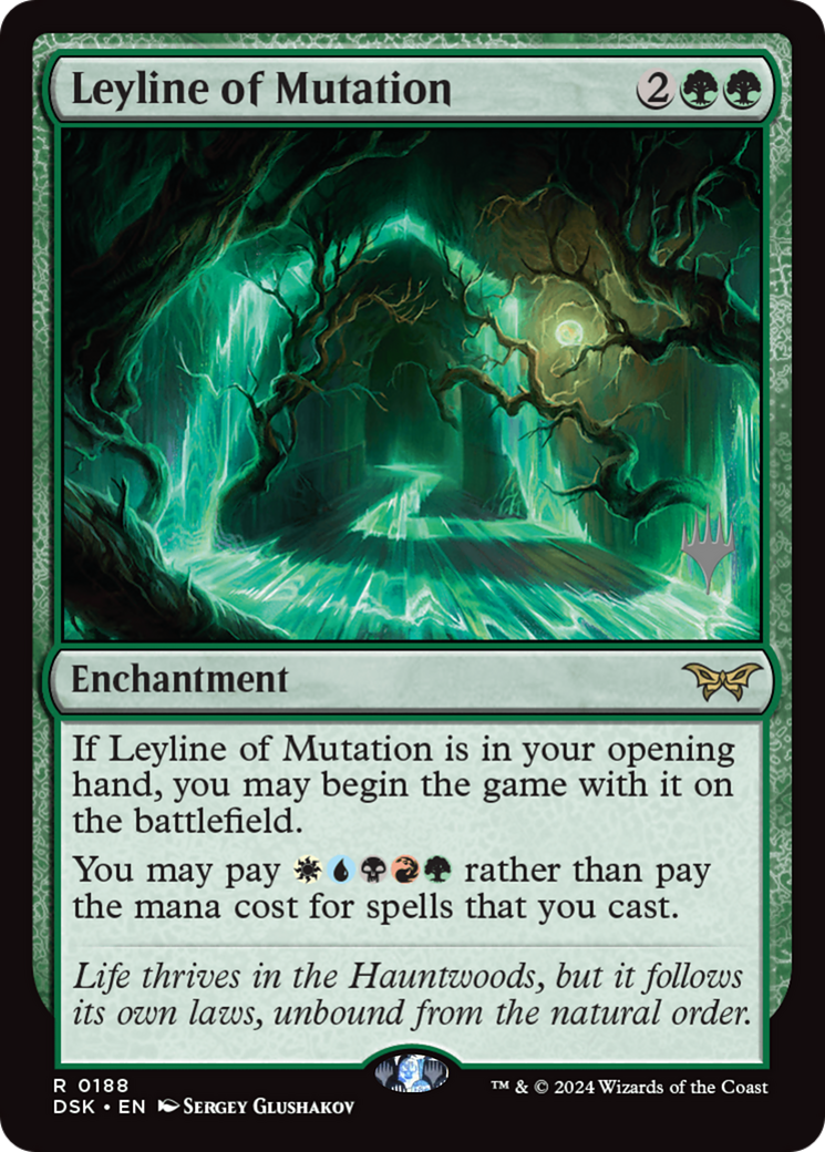 Leyline of Mutation (PPDSK-188) - Duskmourn: House of Horror Promos Foil (Promo Pack)