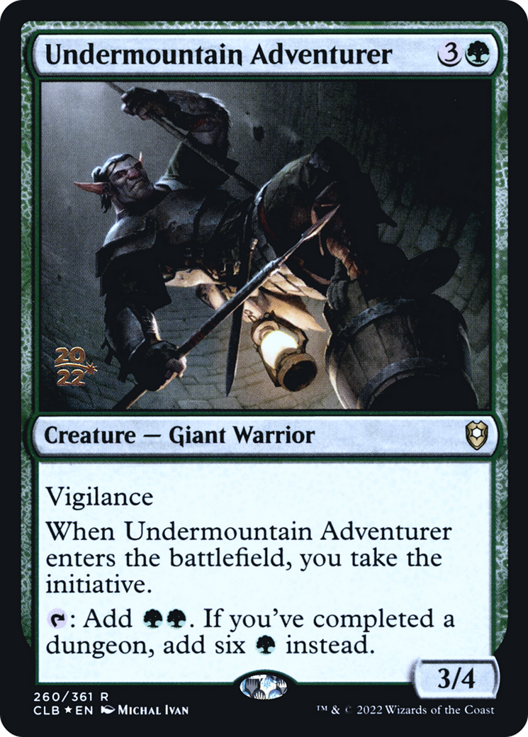Undermountain Adventurer (PRE-260S) - Battle for Baldur's Gate Promos (Prerelease) Foil