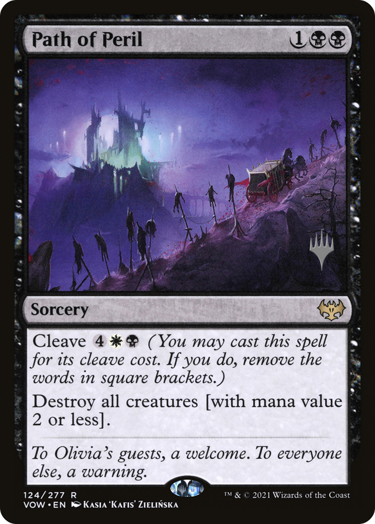 Path of Peril (PPDSK-124P) - Innistrad: Crimson Vow Promos (Promo Pack)