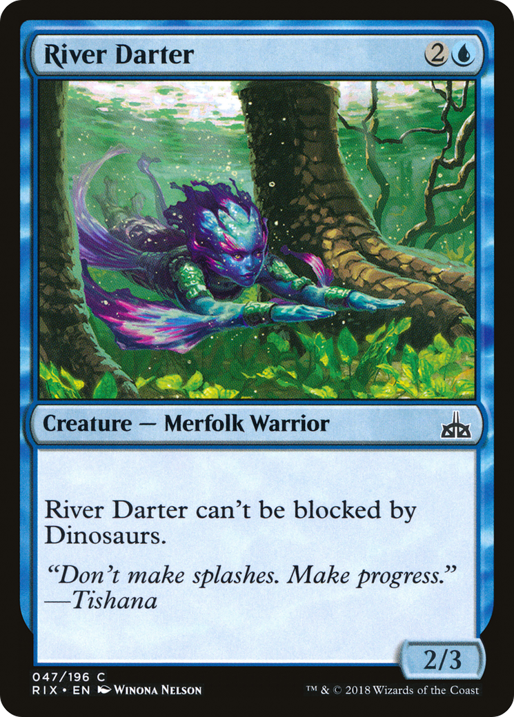 River Darter (RIX-047) - Rivals of Ixalan