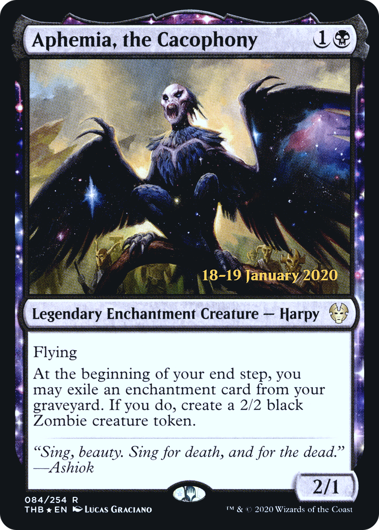 Aphemia, the Cacophony (PRE-084) - Theros Beyond Death Promos Foil